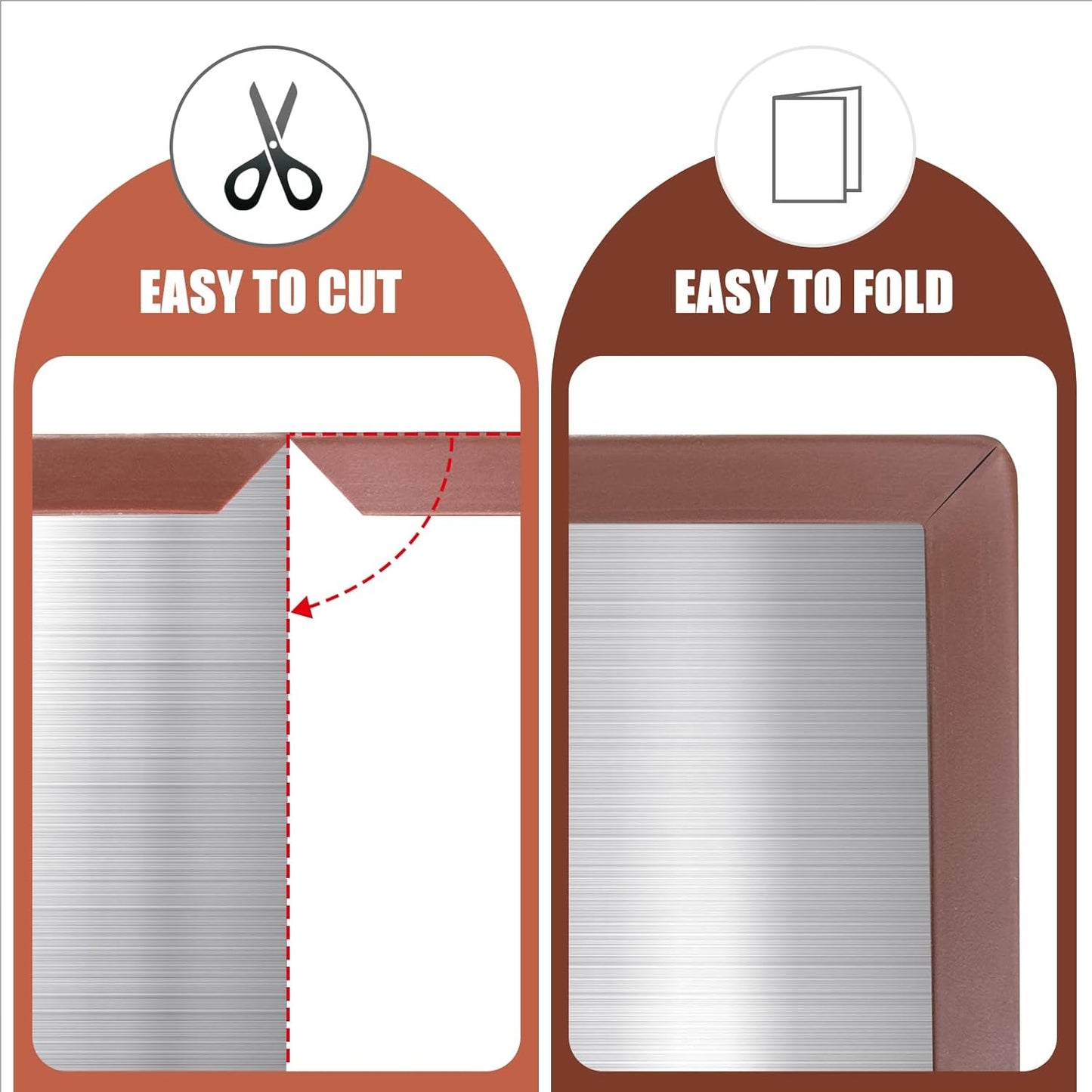 Rubber Edge Trim, Flexible Edge Trim for Sharp Edge, 1/16" U Channel Edge Protector, Self Adhesive Edge Guards for Car Doors and Sheet Metal Parts, 20Ft, Brown Color