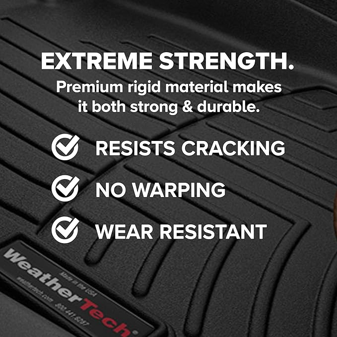 Weathertech Custom Fit FloorLiners for Ford Super Duty - 1st & 2nd Row (451201-450022), Tan
