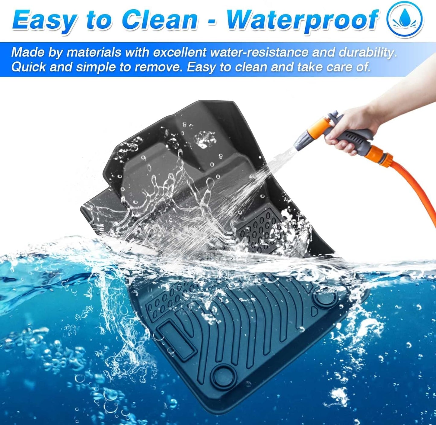 Cartist Floor Mats Fit for Ford Maverick 2022-2025 2026 (Only Fit Gasoline Models), All Weather Floor Mat for Maverick Heavy Duty Waterproof