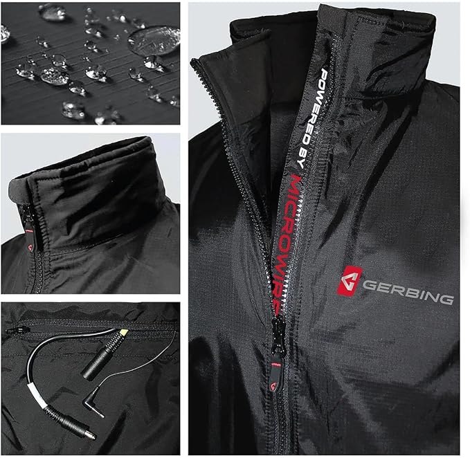 Gerbing Unisex 12V Heated Vest Liner, Wind-resistant, Motorcycle, Powersports