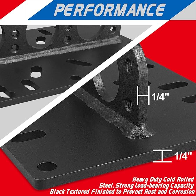 LS Engine Lift Plate for Chevy Ford SBC BBC LSX Engine Motor Carb Hoist Lifting Stand Universal Engine Lift Plate Black