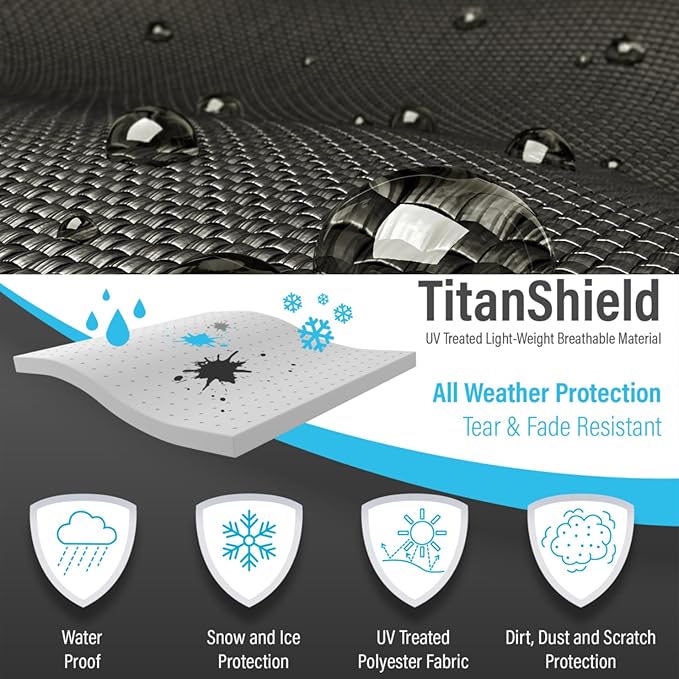 EliteShield Trailerable ATV Cover, Heavy Duty Waterproof Outdoor UV Protection Weatherproof 4 Wheeler Quad Cover for Polaris Kawasaki Yamaha Suzuki Honda Arctic Cat Can-Am, Fits up to 83" Long