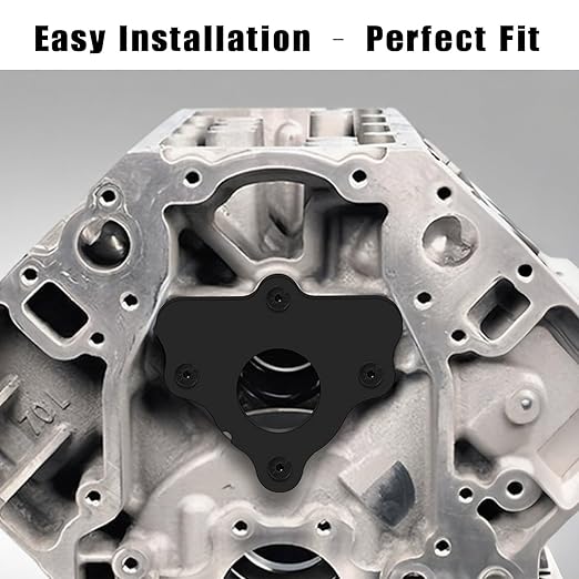 Camshaft Retainer Plate Gasket & Bolt Kit Compatible with GM Gen 3, 4, 5 LS & LT Engines – Fits LS1 LS2 LS3 L83 L86 L87 4.8L 5.3L 6.0L 6.2L – Replaces 12589016, BTR89016