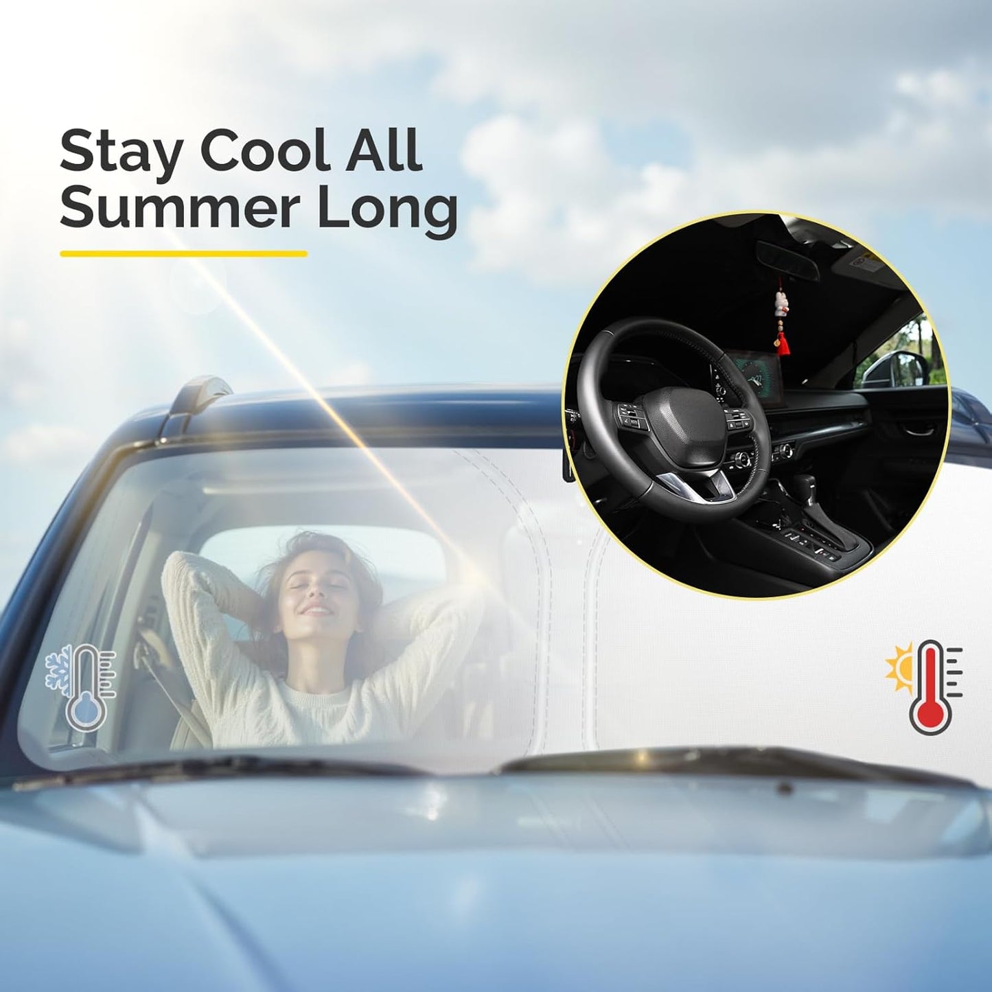 Car Windshield Sun Shade Compatible with 2016 2017 2018 2019 2020 2021 2022 Lexus RX350 RX350F Sport RX350L Accessories Foldable Front Window Sunshade Custom Windshield Cover Sun Visor