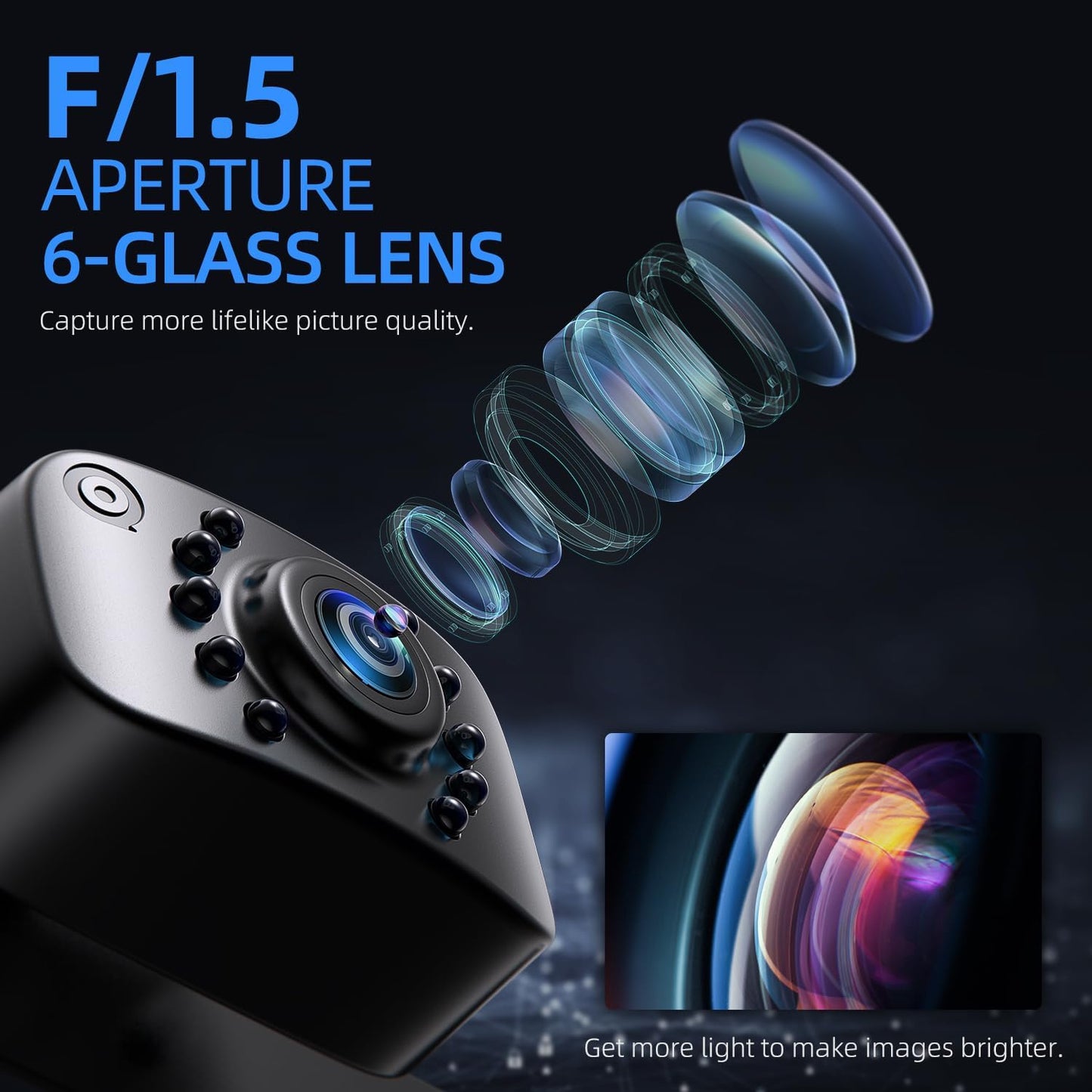 eRapta HD 1080P Backup Camera,AHD Compatible,License Plate Rear View Camera for Car,Metal Housing,IP69 Waterproof Rearview Universal Reverse Cam Kit for Vehicle SUV RV Pickup,AGQT01