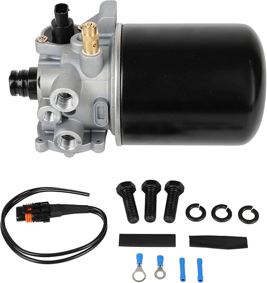 SCITOO R955300 Air Dryer for Volvo, Freightliner, Kenworth, Peterbilt, International, Western Star Trucks, Bus/RV/Other Compatible with Meritor Wabco System Saver 1200P (SS1200P) Series R955079