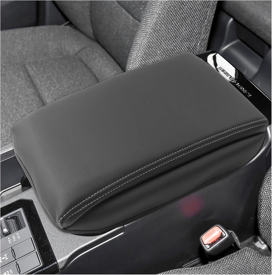 SXCY for 2024 2025 Land Cruiser Armrest Cover for Toyota Land Cruiser 2025 Center Console Cover 2024 2025 Land Cruiser Center Console Cover for 2025 Land Cruiser (White Line (Pad))