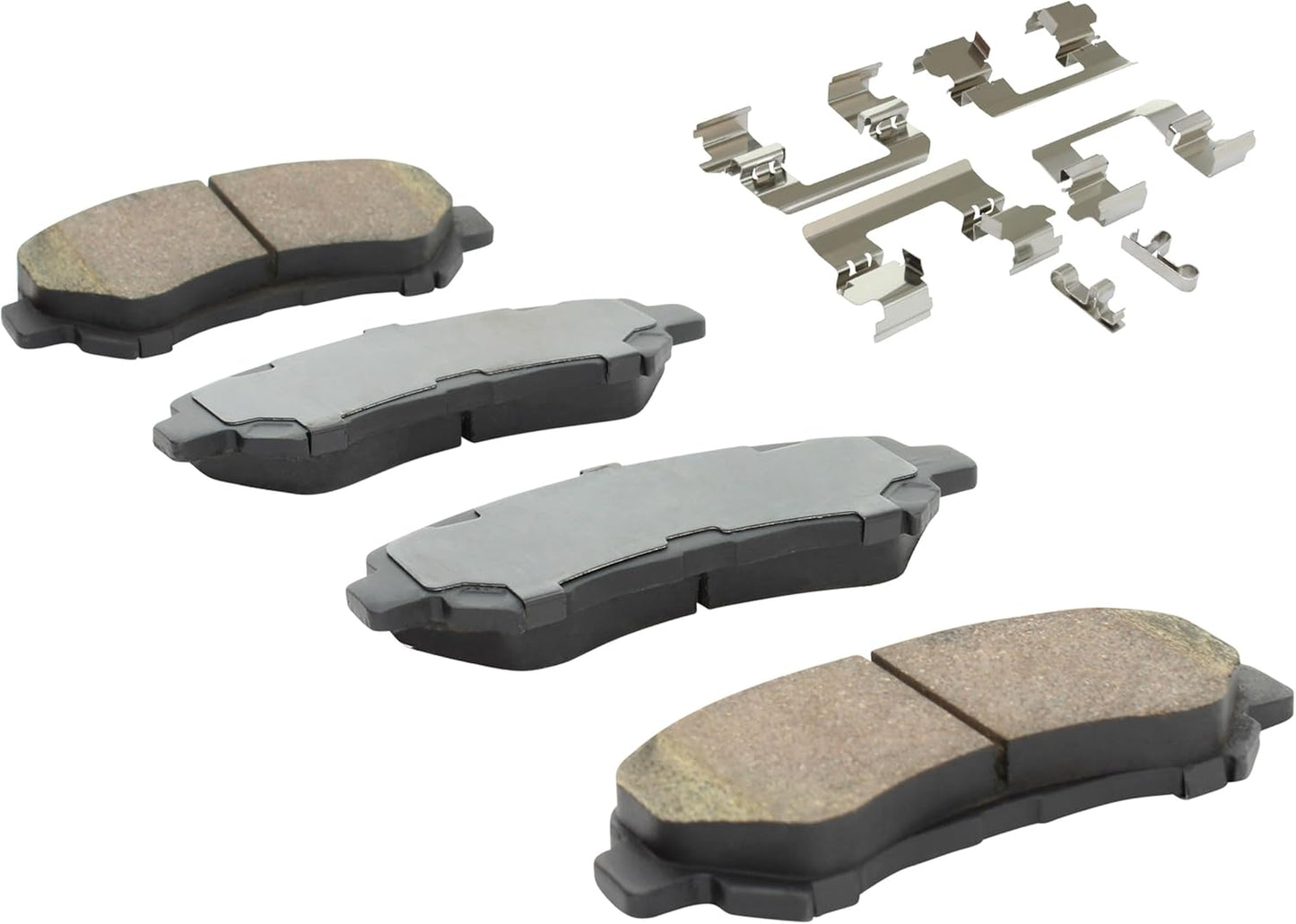 Premium Ceramic Front Brake Pads (1001-1338C) Compatible with Nissan Rogue 2013-2008, X-Trail 2013-2008, X-Trail 2016, Renault Koleos 2014-2009, Safrane 2009, Suzuki Kizashi 2015-2010