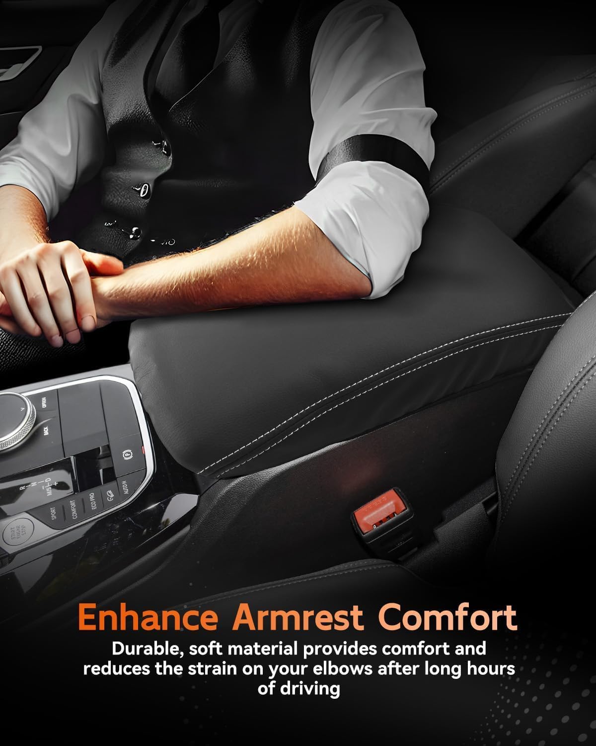 CDEFG for BMW X3 G01 -X4 G02 2018-2025 Center Console Cover Armrest Box Cover for X3/X4 2023 2024 2025 Accessories Console Arm Rest Protector