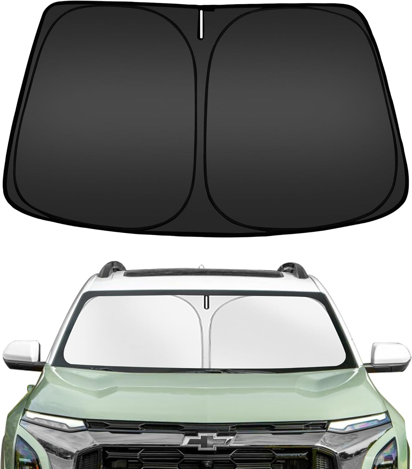 ARISMOTOR Windshield Sun Shade for Che-vrolet Chevy Equinox 2025-2026, Custom Fit Foldable Front Window Sunshade Sun Visor Protector, Block UV Rays Keep Your Car Cooler