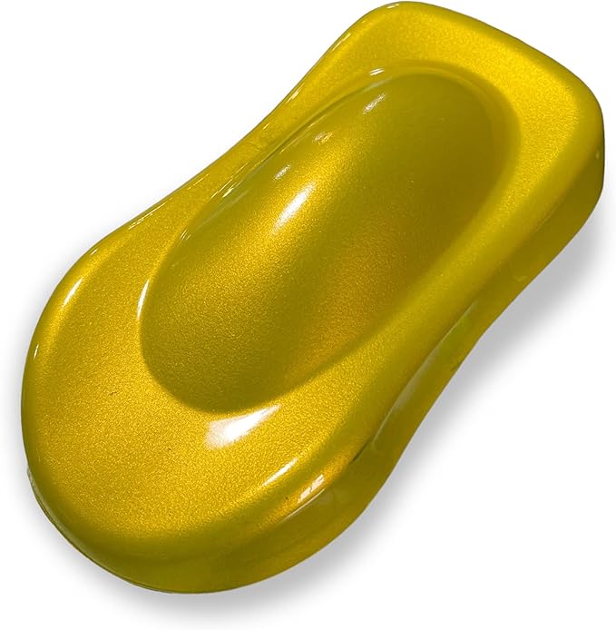 LiME LiNE Base Coat Maker Pigment Powder, Automotive Grade, Basecoat Metallic Yellow Pearl