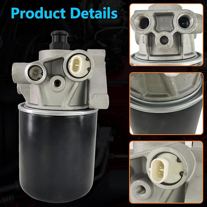 800887 Air Brake Dryer Assembly 12V with Desiccant Cartridge Kit Fit for Freightliner Peterbilt Kenworth Trucks