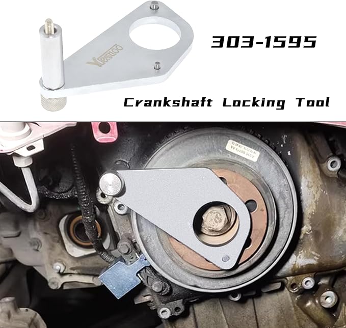 Engine Camshaft Timing Locking Tool Kit, Compatible with Jaguar Land Rover Evoque 2.0T, Ford Focus Mondeo Lincoln 2.0 2.3T SCTi Ecoboost Ti-VCT, 2.3T Mustang 303-1594 303-1595 303-1565 303-1504