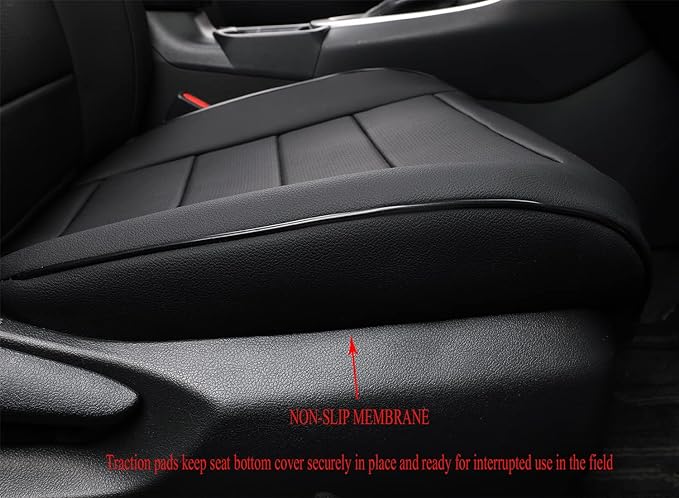 EKR Rav4 Seat Covers Custom Fit for Toyota Rav4 2021-2024 Prime SE,XSE & 2019-2025 Hybrid/PHEV SE,XSE, Leather Truck Seat Cover Full Set for SUV,Faux Leather(Black)
