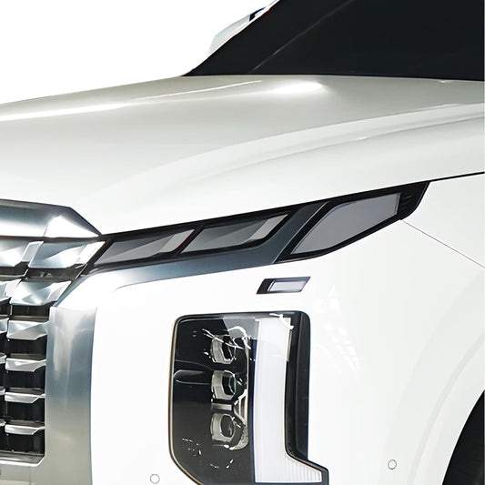 BOGAR TECH DESIGNS Full Headlight Head Light Tint Kit Compatible with Hyundai Palisade 2023-2025, Light Smoke