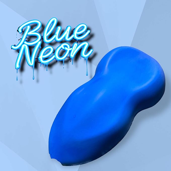 LiME LiNE Premium Automotive Basecoat Aerosol Spray Paint - Fast Drying- Custom Paint, Must Be Clearcoated! (Neon Blue)