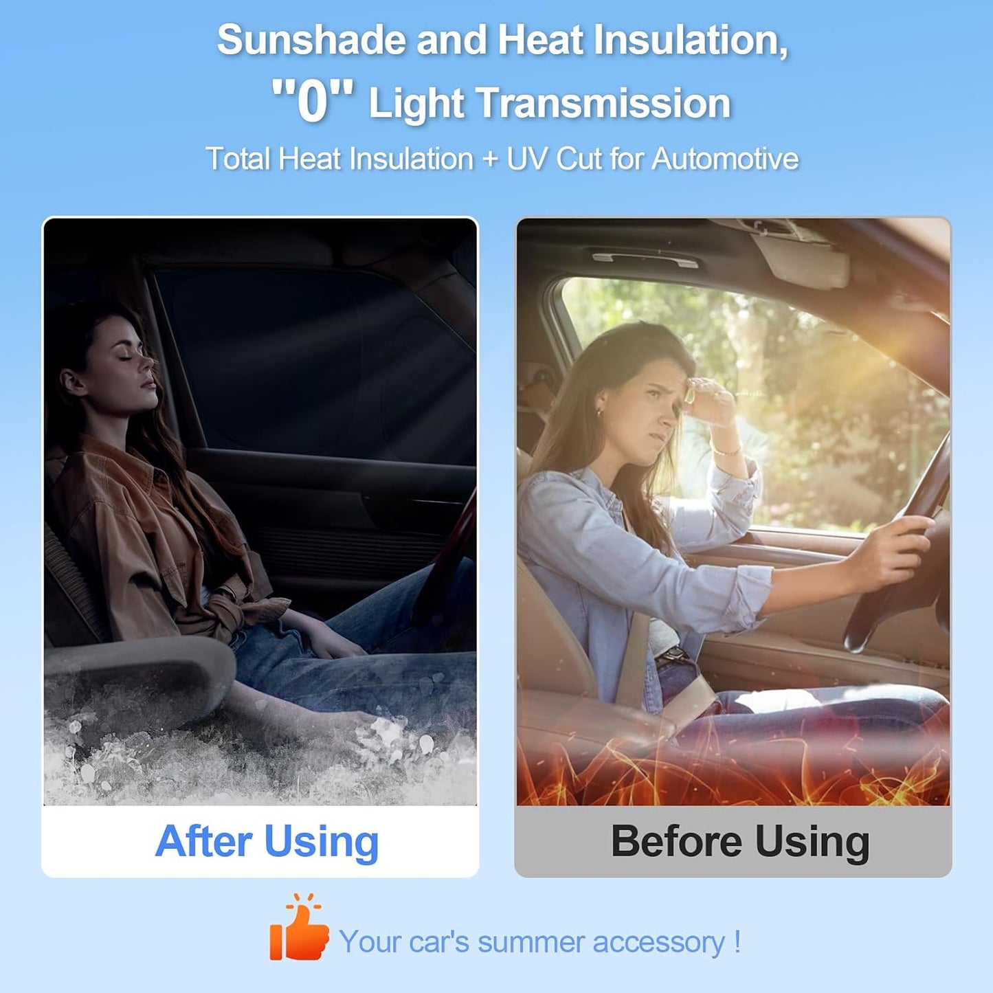 8pcs Car Window Shades for Hyundai Santa Fe 2013-2018 Accessories,Windshield Side Rear Full Sunshade,Sun Visor UV Blocking, Privacy Protection and Blackout for Camping Outdoor