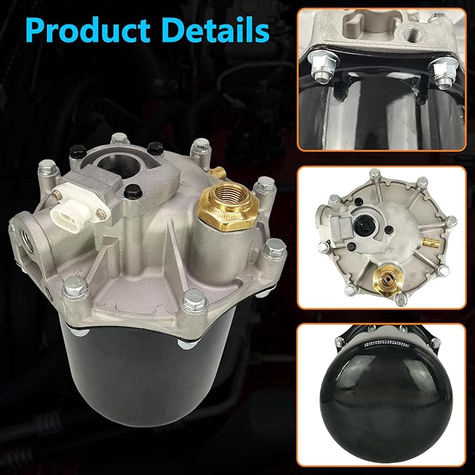 065225 AD9 Air Dryer Assembly 12V with Desiccant Cartridge Kit Fit for Volvo Mack Trucks