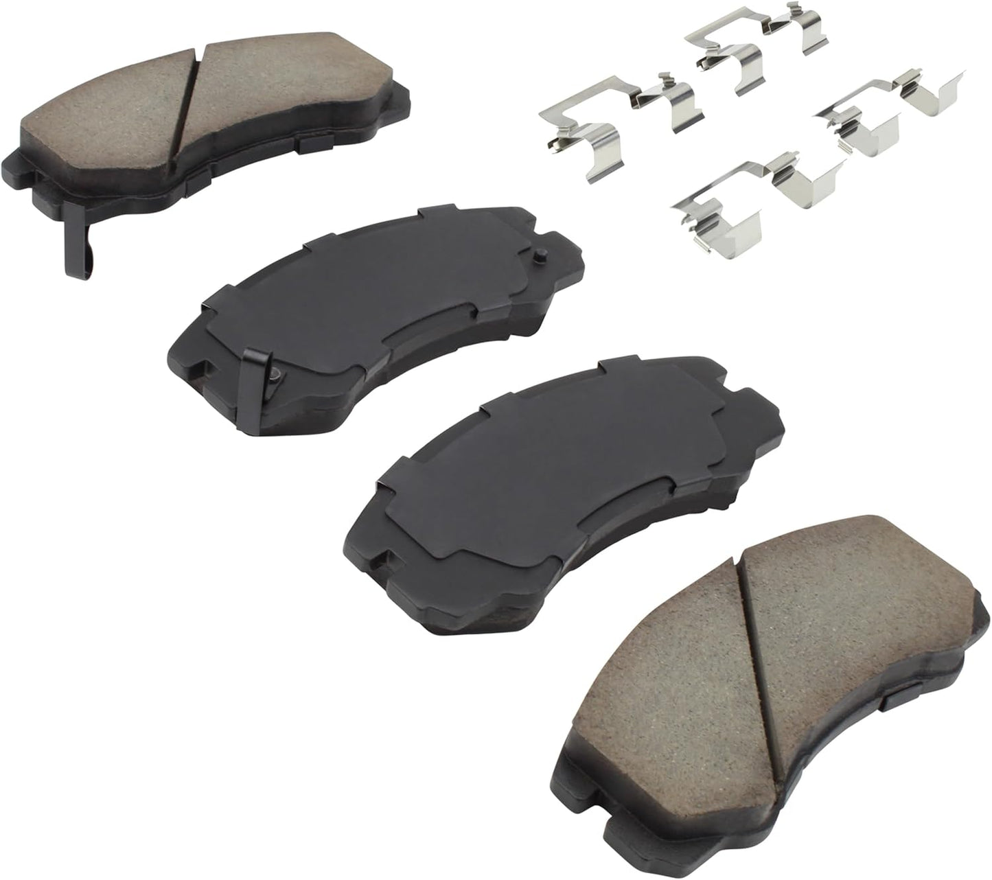 Premium Ceramic Front Brake Pads (1001-0579C) Compatible with 1992-2002 Acura/Honda/Isuzu (Amigo/Axiom/Passport/Rodeo/Rodeo Sport/SLX/Trooper/VehiCROSS)
