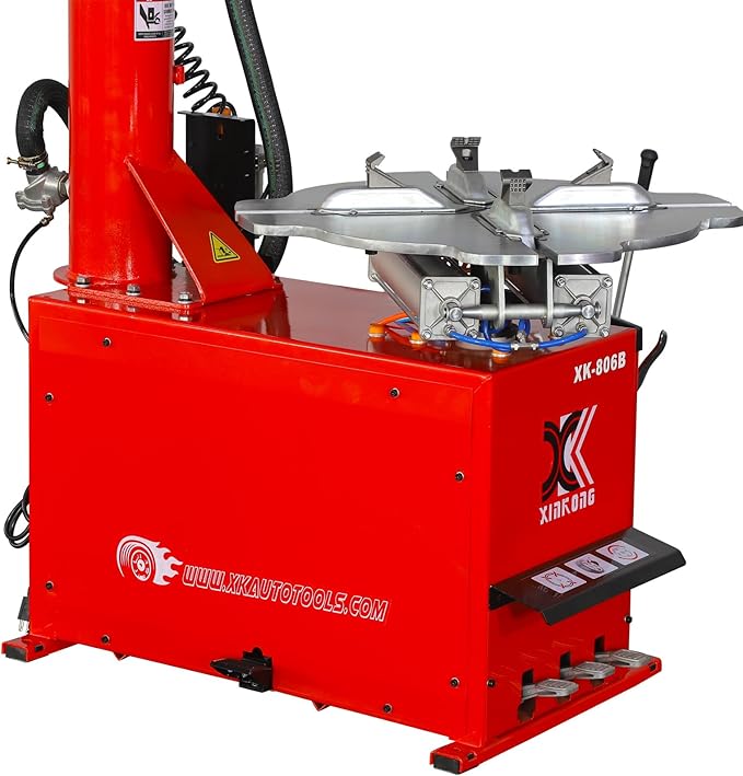 XK-806B-70D Tire Changer Wheel Balancer Machine Combo Rim Clamp 14-28 Inches 2.0 Horsepower