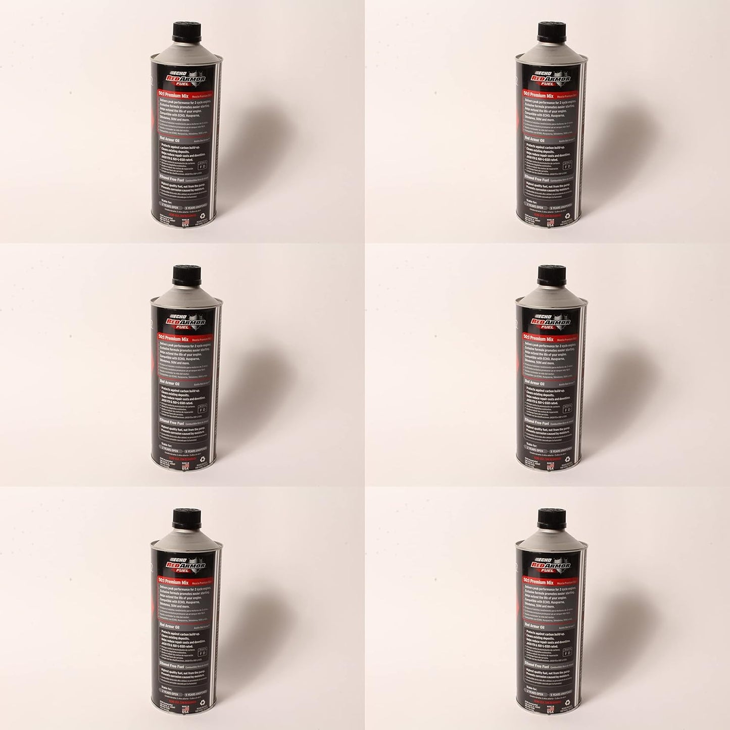 7450001 Echo Red Armor 32 oz. 50:1 Pre-Mixed Ethanol Free Fuel 6 Pack