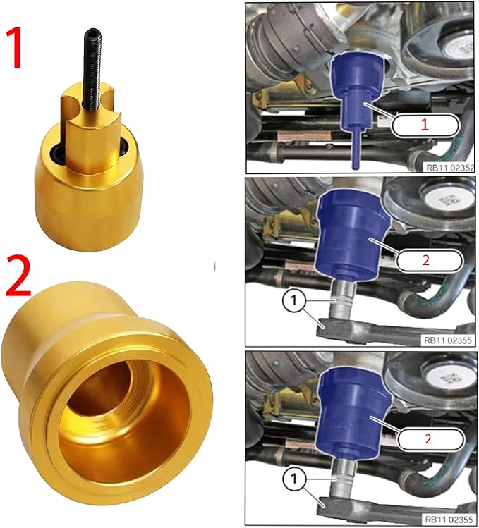 ZKTOOL Crankshaft Oil Seal Remover and Installation Kit Compatible with BMW B48 B47 B57 B58 Engine,118 800 (0496127).