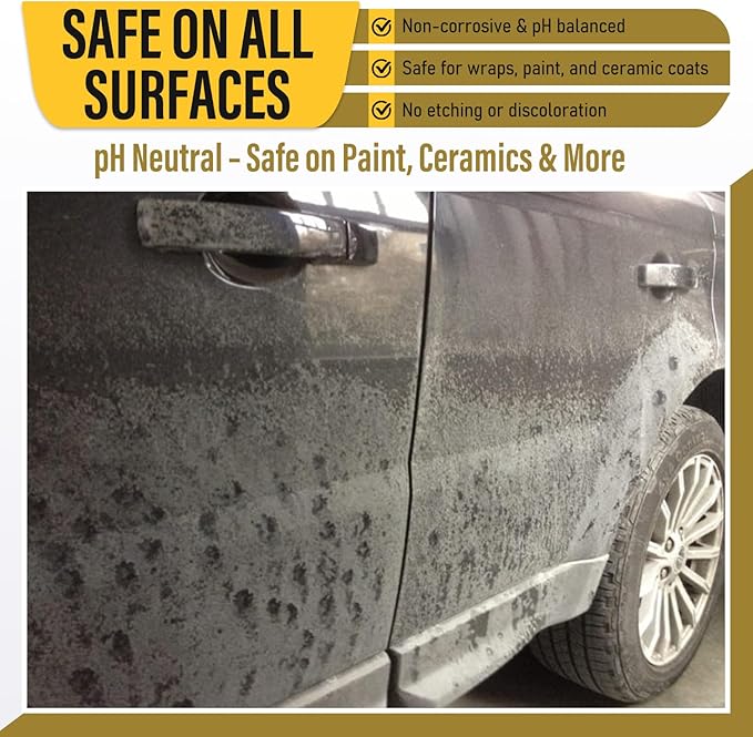 woolwax SALTBUSTER Salt & Brine Remover/Neutralizer for Auto & Trucks, Concentrated PH Neutral Formula, 1 Gallon Makes 100 Gallons