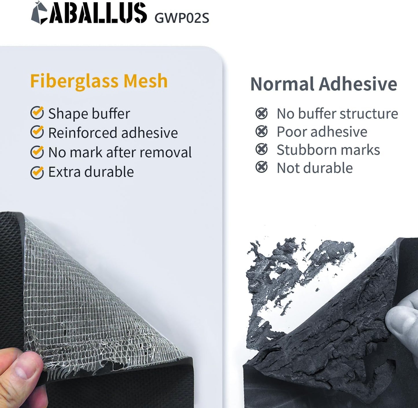 GWP02S Garage Wall Protector Car Door Protectors, Garage Accessories, Parking Stopper for Garage, Tool-Free, Designed in Germany (2-Pack Black)