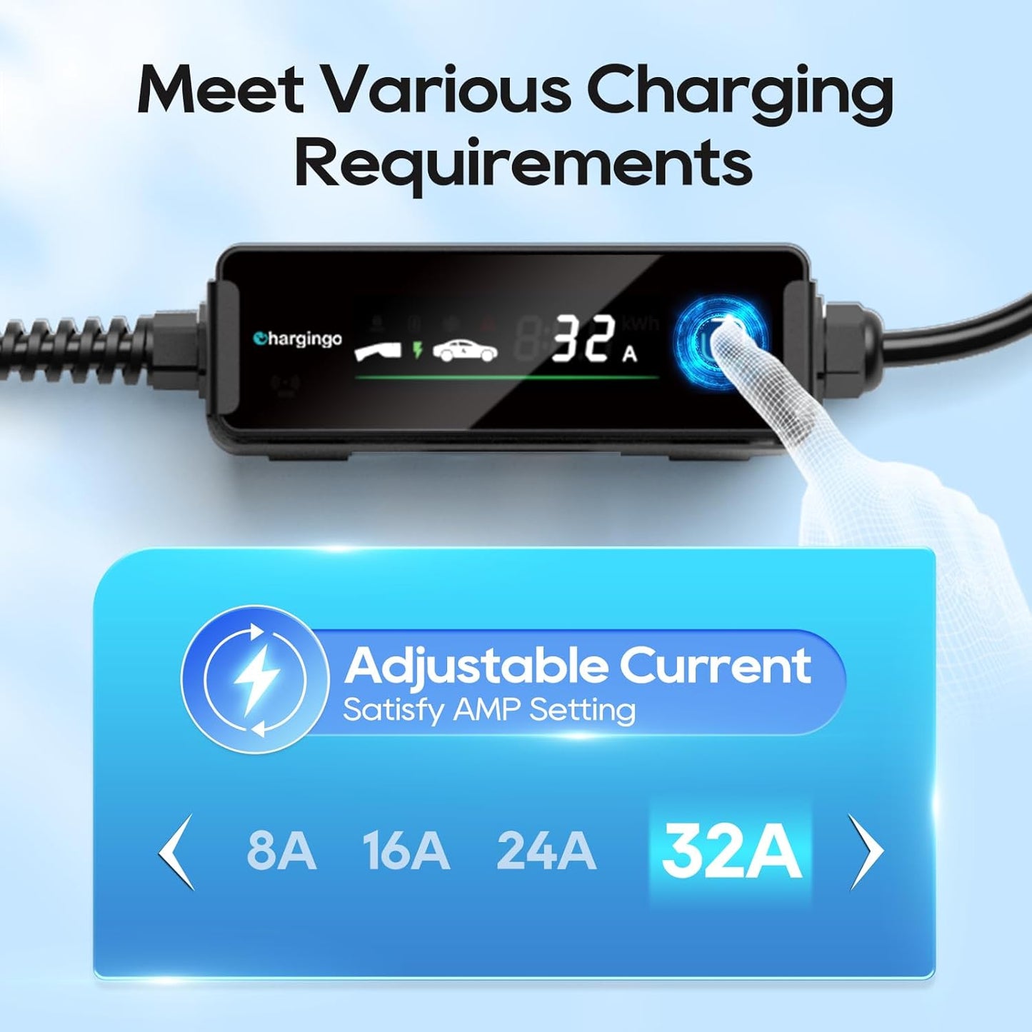 Tesla EV (32A for J1772 EVs)