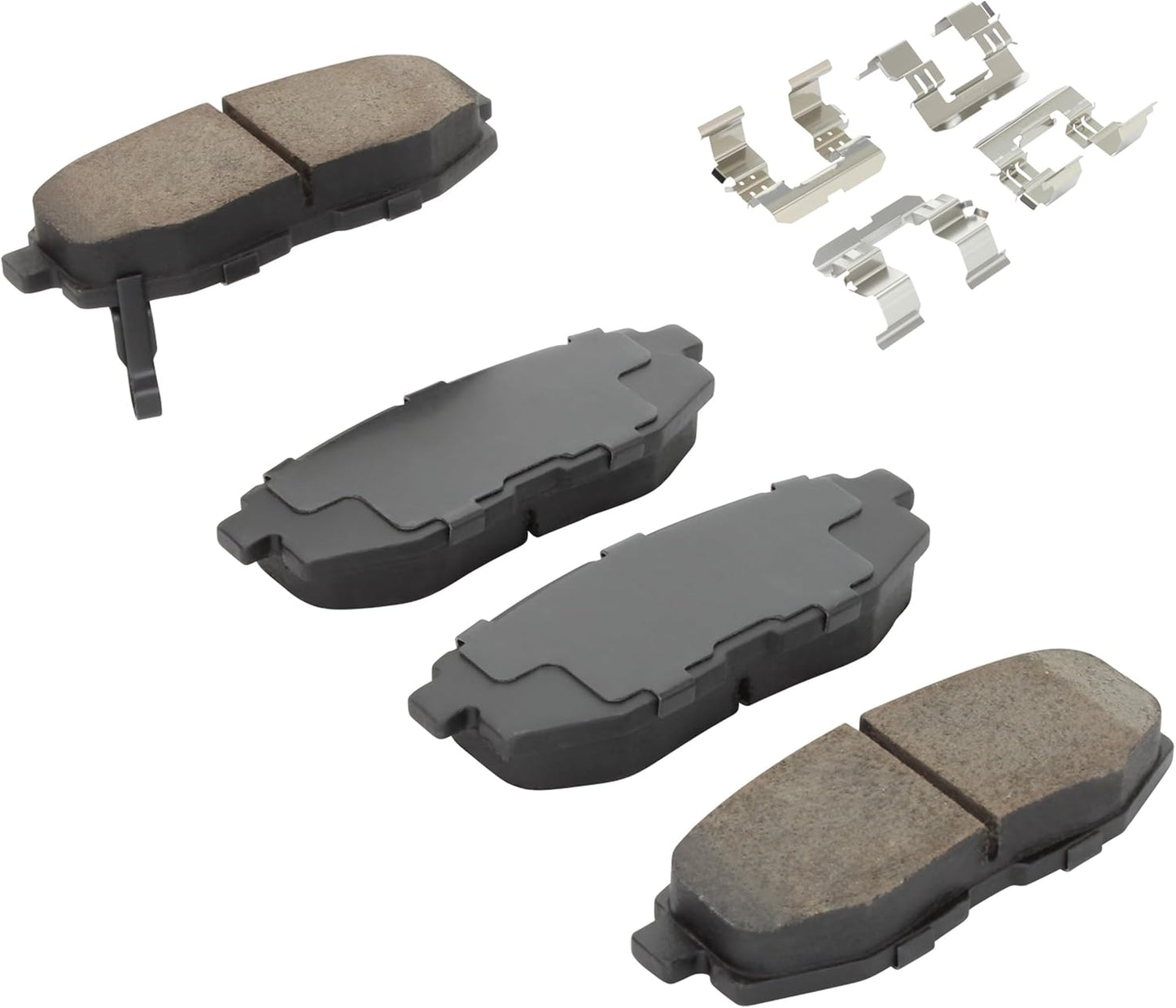 Premium Ceramic Rear Brake Pads (1001-1124C) Compatible with 2006-2024 Scion/Subaru/Toyota (86/B9 Tribeca/BRZ/Forester/FR-S/GR86/Legacy/Outback/Tribeca/WRX)