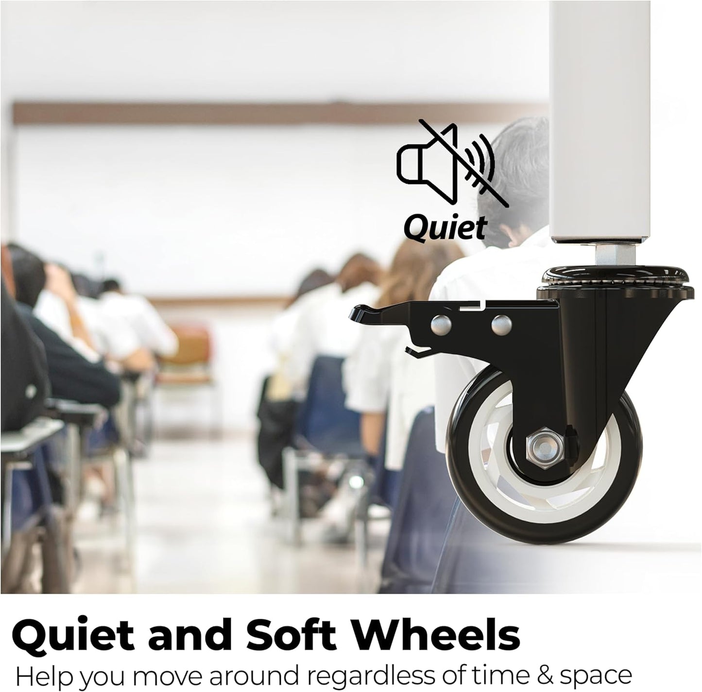 HOMEDANT House White 5-Tier Metal Rolling Cart Shelf Rack Casters Heavy Duty Wheel Shelving Unit Adjustable Utility Storage Shelves Organizer Shelf Kitchen Garage 36.2" W x 16.5" D x 69.5" H 4Pack