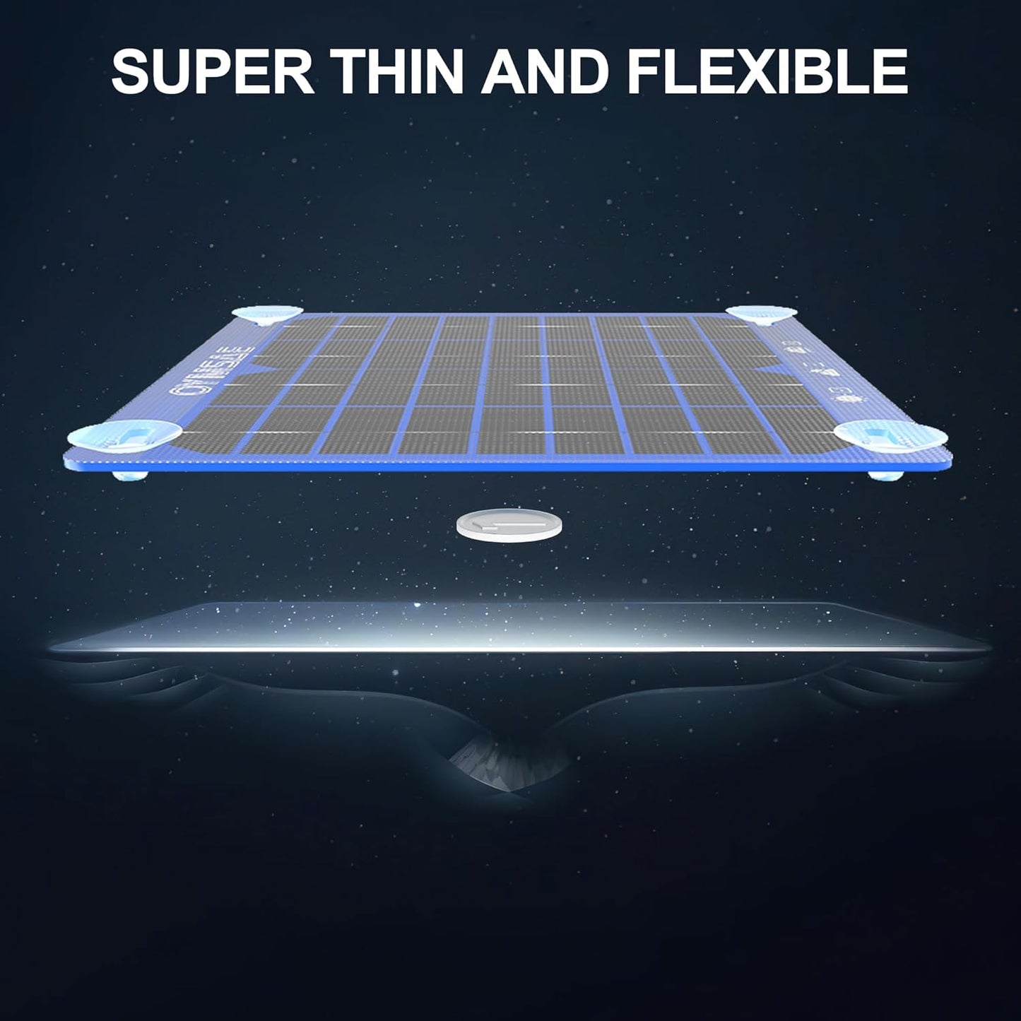 OYMSAE 7.5W 12V Solar Panel Battery Charger Portable Waterproof Power Trickle Battery Charger & Maintainer for Car Boat Automotive RV with Cigarette Lighter Plug & Alligator Clip