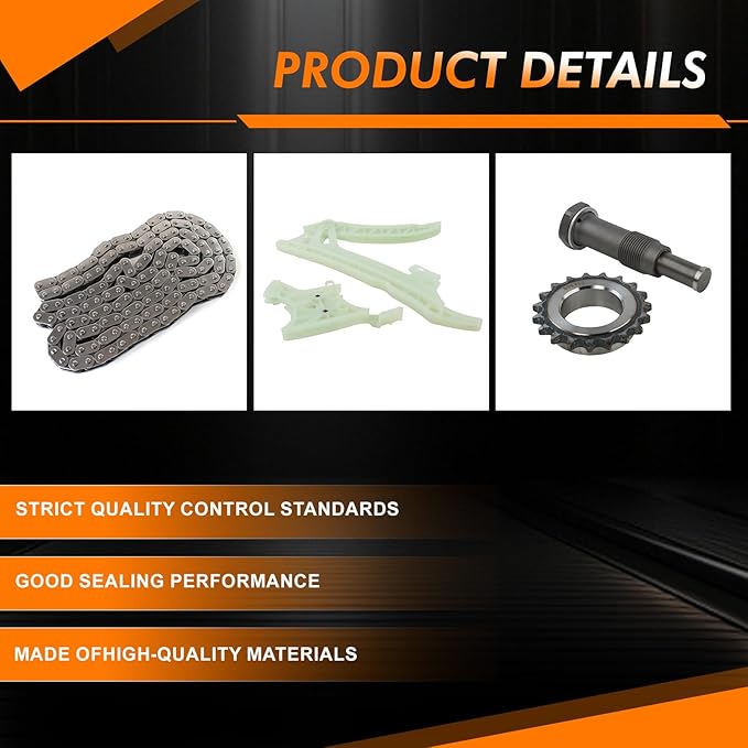 N20B20A Engine Timing Chain Kit Compatible with BMW 125i 220i 328i 428i 320 X1 Z4 F10 2.0L L4 Turbo Engine After-Market Parts Replace#11317592850 11317603944