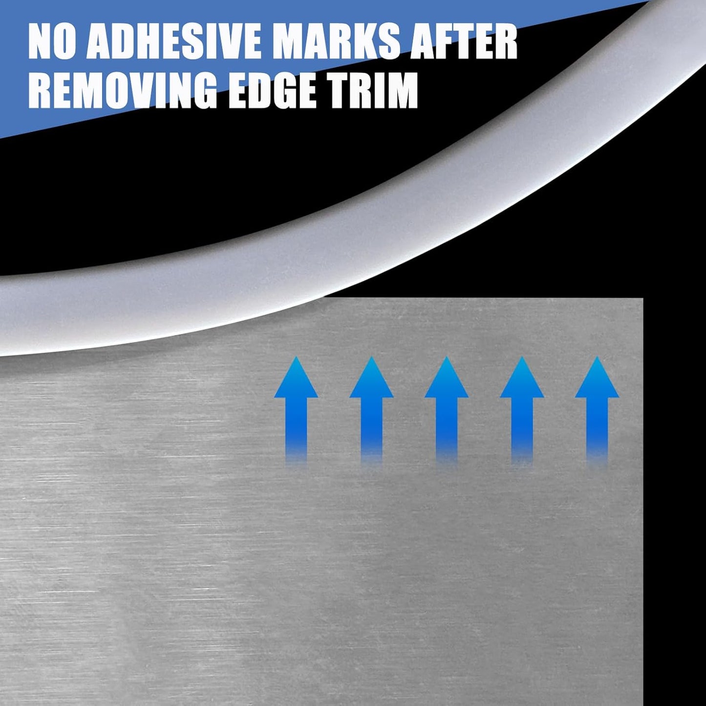 Rubber Edge Trim, Flexible Edge Trim for Sharp Edge, 3/16" U Channel Edge Protector, Self Adhesive Edge Guards for Plywood, Glass, Flexiglass and Sheet Metal Parts, 20Ft, Grey Color