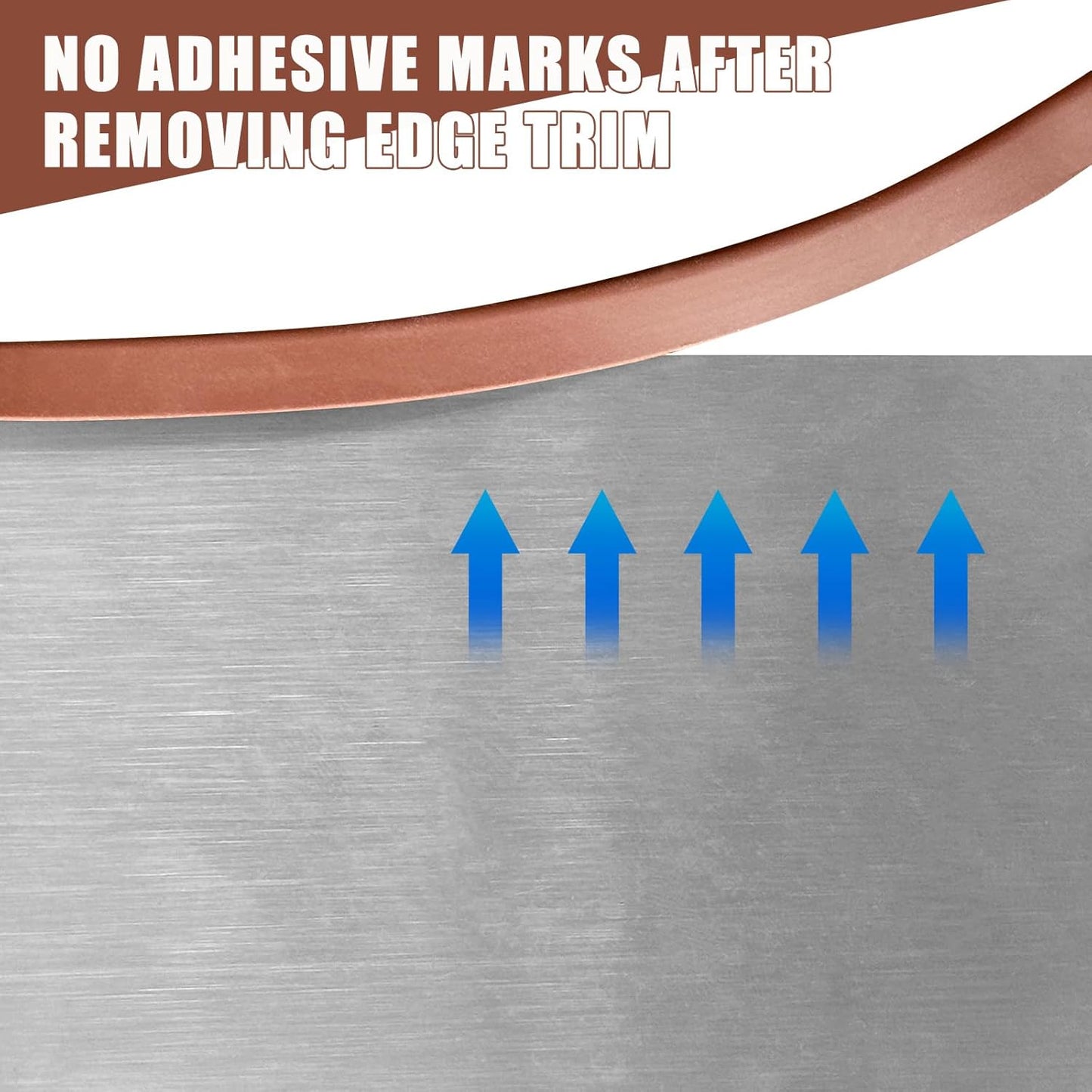 Rubber Edge Trim, Flexible Edge Trim for Sharp Edge, 1/4" U Channel Edge Protector, Self-Adhesive Edge Guards for Plywood, Glass, Flexi-Glass and Sheet Metal Parts, 20Ft, Brown Color