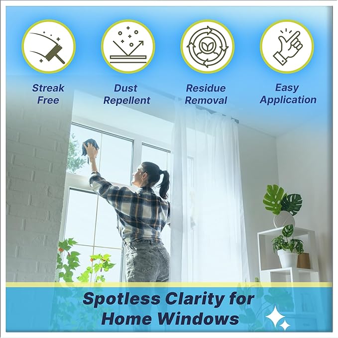 Venco Clear X Multi-Surface Glass Polish - Advanced Oxidation & Water Spot Remover with Clear Guard Technology - Perfect for Yachts, Home Windows, RVs & Car Windshields - Made in the USA - 4oz Kit