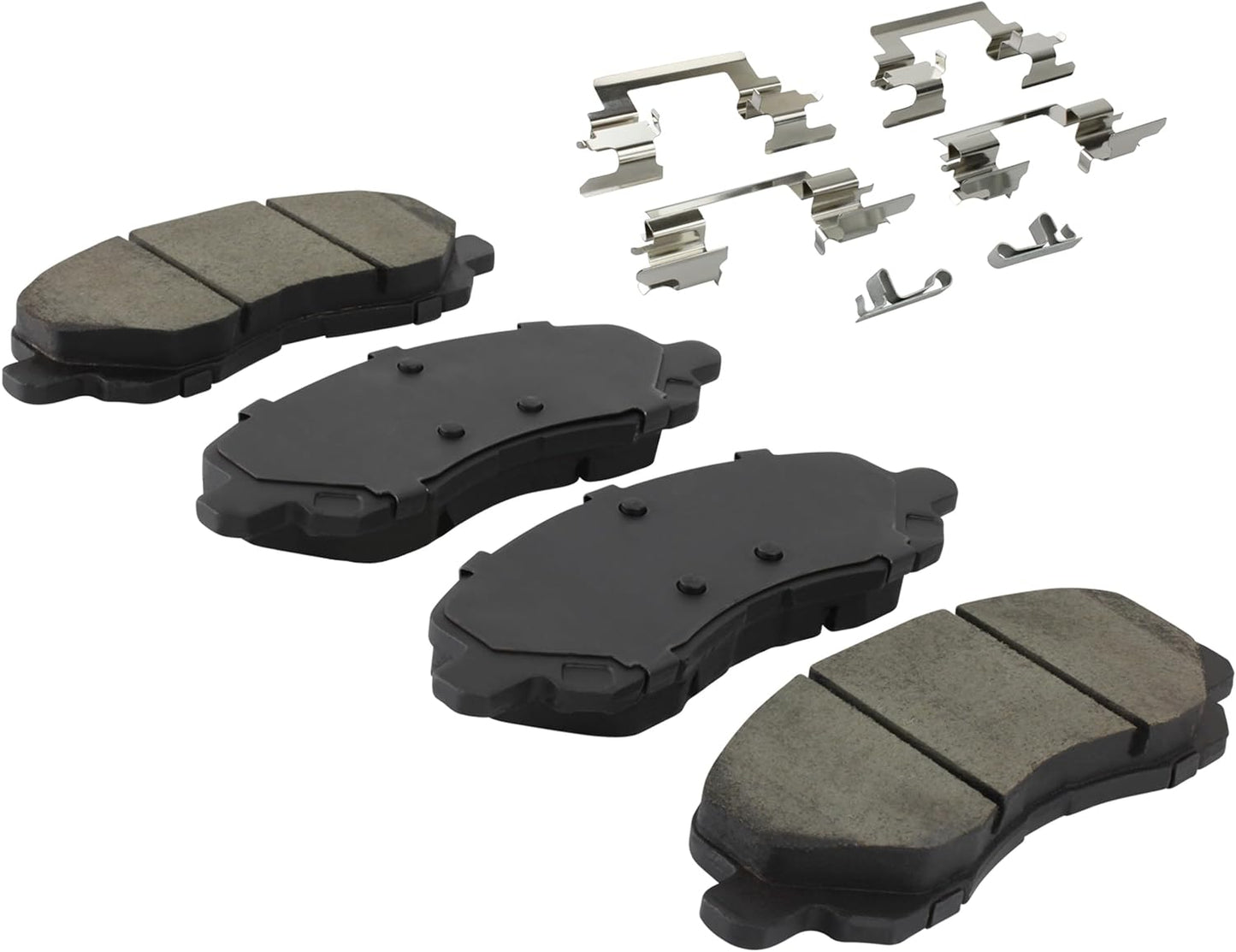 Premium Ceramic Front Brake Pads (1001-2057C) Compatible with Jeep Compass 2017-2017