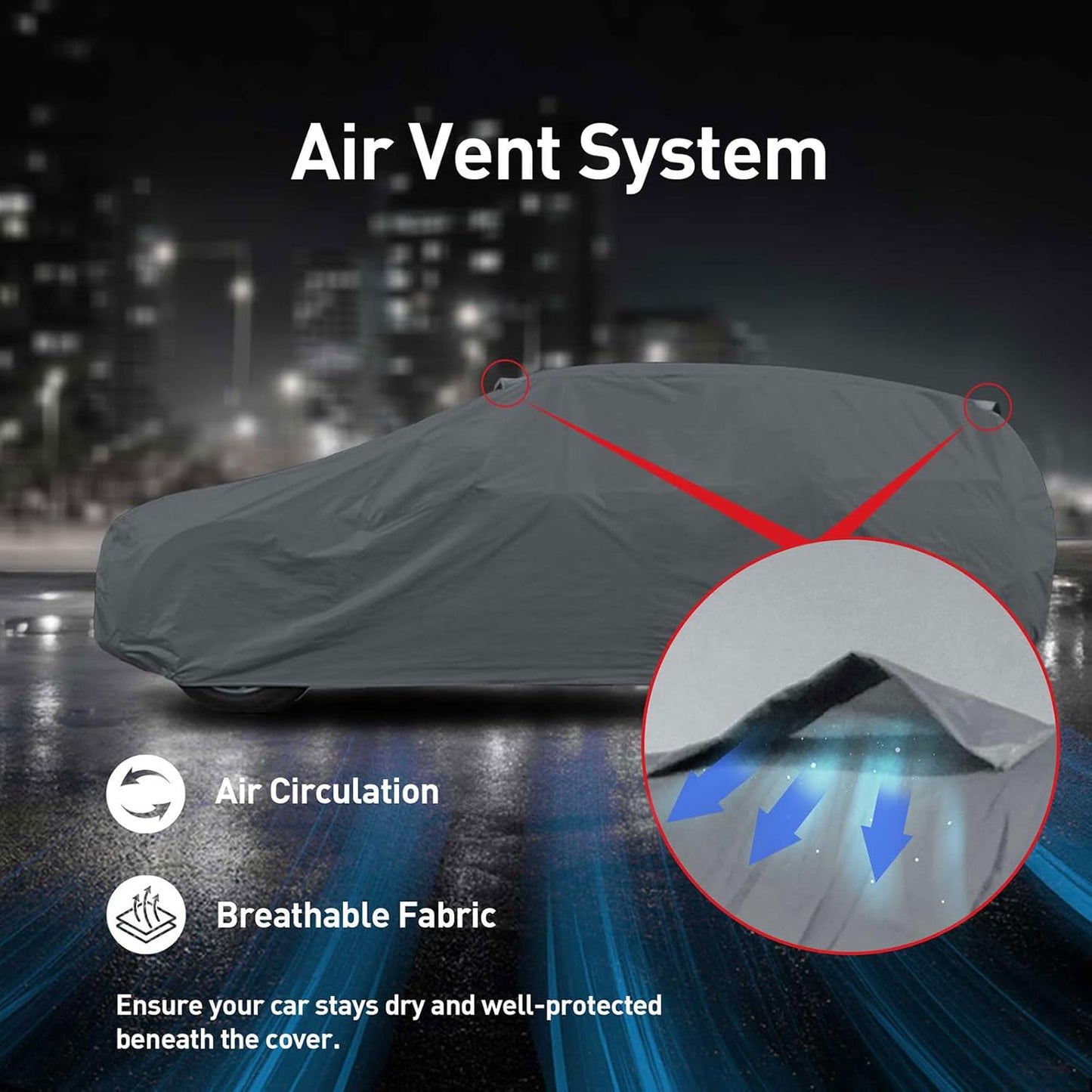 USCarCover Supreme Car Cover for Jeep Liberty 2002-2013 SUV Semi Custom Fit Pollution, Dust, Sun, Snow, Rain