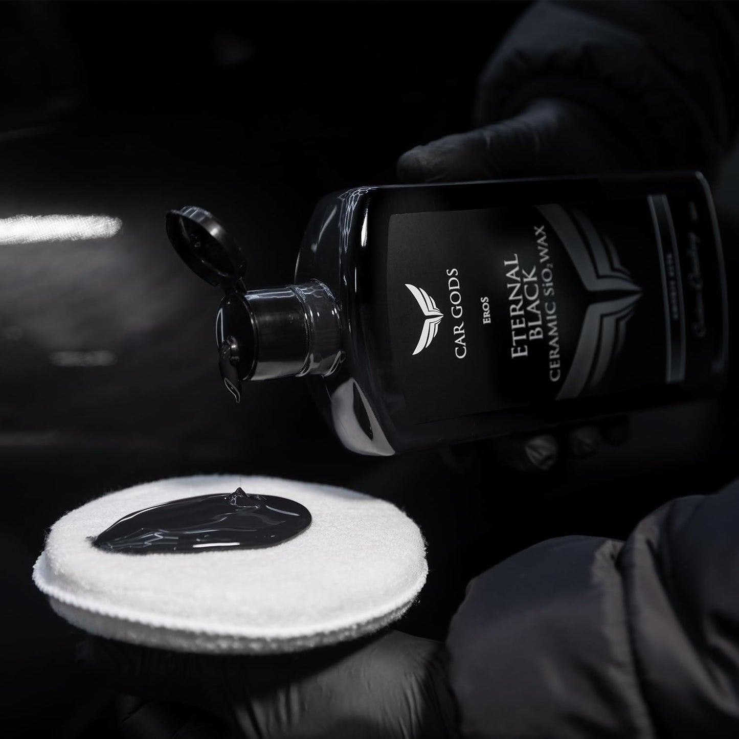 Car Gods Eros Eternal Black Ceramic SiO² Wax, 17 Fl Oz