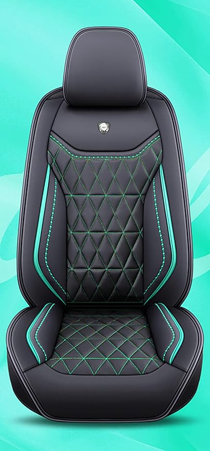 Leather Car Seat Covers,Waterproof Seat Covers 5-Seater Full Set with Airbag Compatible,Universal Automotive seat Covers for Cars,SUV,Trucks,Pickup