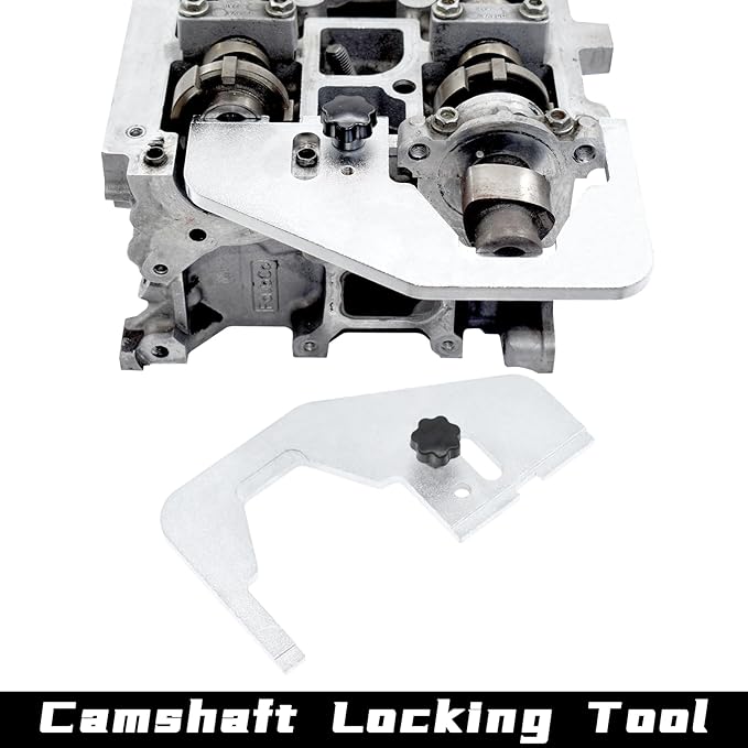 Engine Camshaft Timing Locking Tool Kit, Compatible with Jaguar Land Rover Evoque 2.0T, Ford Focus Mondeo Lincoln 2.0 2.3T SCTi Ecoboost Ti-VCT, 2.3T Mustang 303-1594 303-1595 303-1565 303-1504