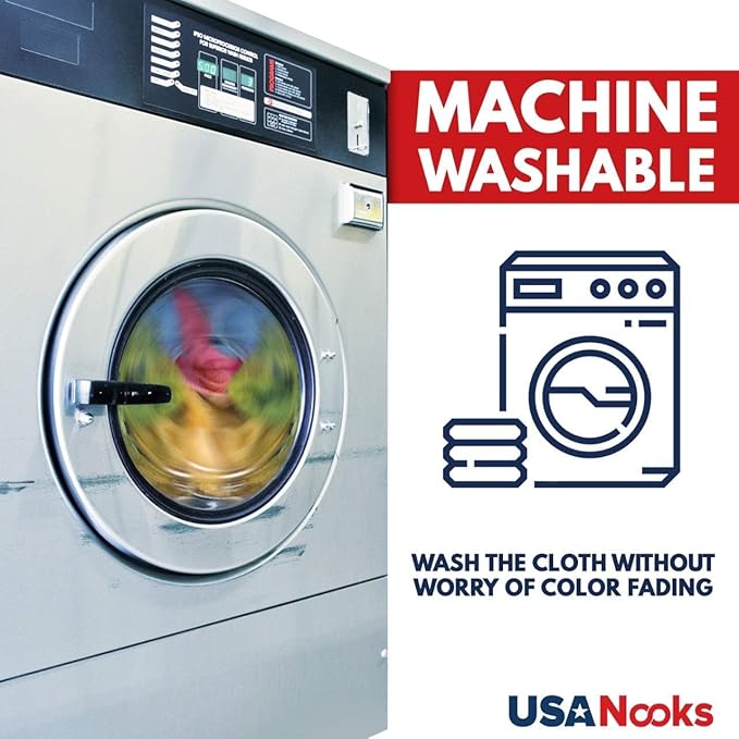 USANOOKS Microfiber Cleaning Cloth - 1200 Washes, Ultra Absorbent Towels Grip Root Weave Grime - 24pack - Dark Green