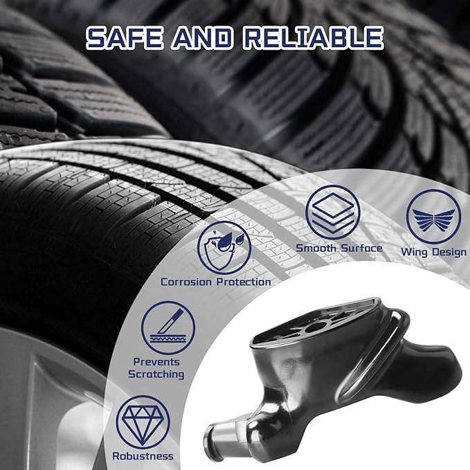 Tire Changer Duck Head 4-120129B,Tire Machine Duck Head,Wing Style Black Plastic Duck Head for Workshop tire Changer (4, Black-4)