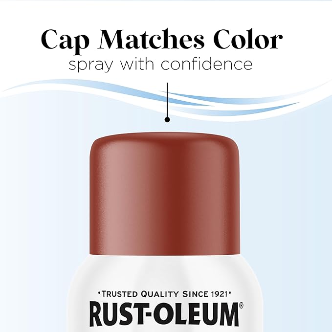 Rust-Oleum Low Odor Premium Spray Paint, 11 oz, Matte Timeless Red