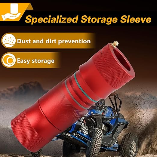 Upgraded 40mm & 44mm Wheel Bearing Greaser Tool with Storage Tube, UTV Front Rear Bearing Greasing Kit Compatible with Polaris Ranger 500 800 900 Sportsman 500 800 1000 RZR 570 800 ACE 570 900
