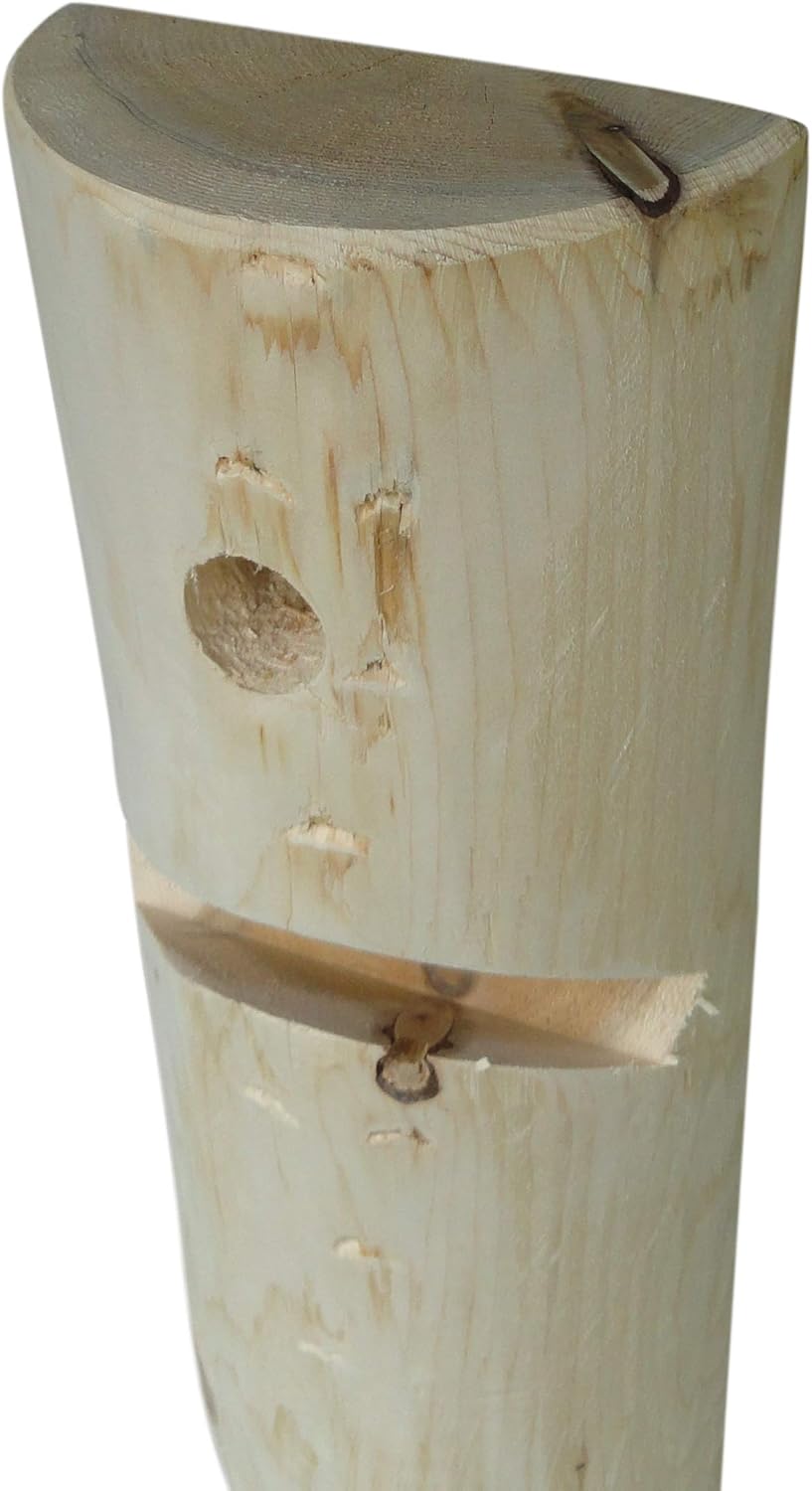 7-Place Wall-Mounted Snowboard Log Rack, Wakeboard Racks, Skateboard Holder Wall Mount, Vertical Snowboard Wall Mount Sport Storage for Garage, Skateboard Rack Walls, Wood Storage Racks - Unfinished