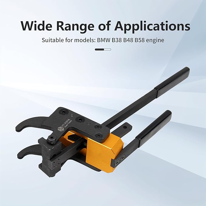 Valve Pressure Spring Installer Remover Tool Kit, Valve Spring Removal Pliers Compatible with BMW B38 B48 B58 Engines, Valve Slider Fixing Tool Set with Carrying Case & Gloves