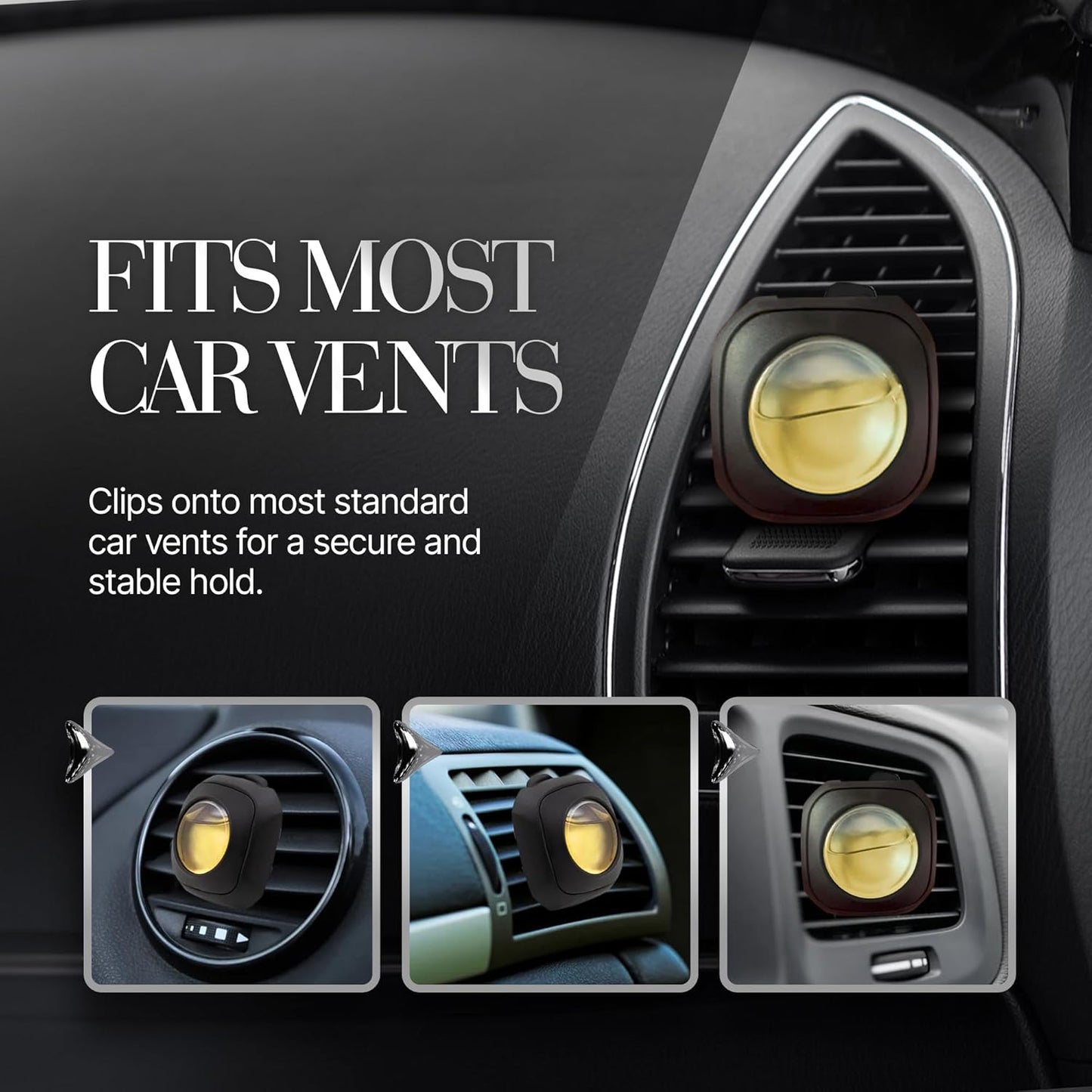 New Car Scent Blister Liquid Vent Clip Freshener | Car Air Freshener Vent Clip (Pack of 5) | New Car Scent with Essential Oils | Premium Car Air Freshener for Men and Women by Perfa