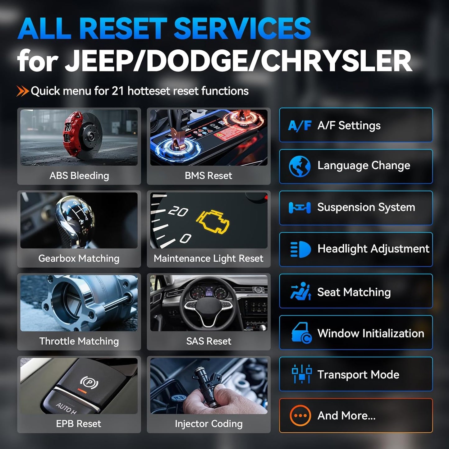 XTOOL IP500 for Jeep OBD2 Scanner, Full Systems Bi-Directional Scan Tool for Jeep/Dodge/Chrysler, with FCA AutoAuth, OBD2 Scanner Tool with All Reset -(Injector/EPB/ABS/BMS),CANFD,Lifetime Update