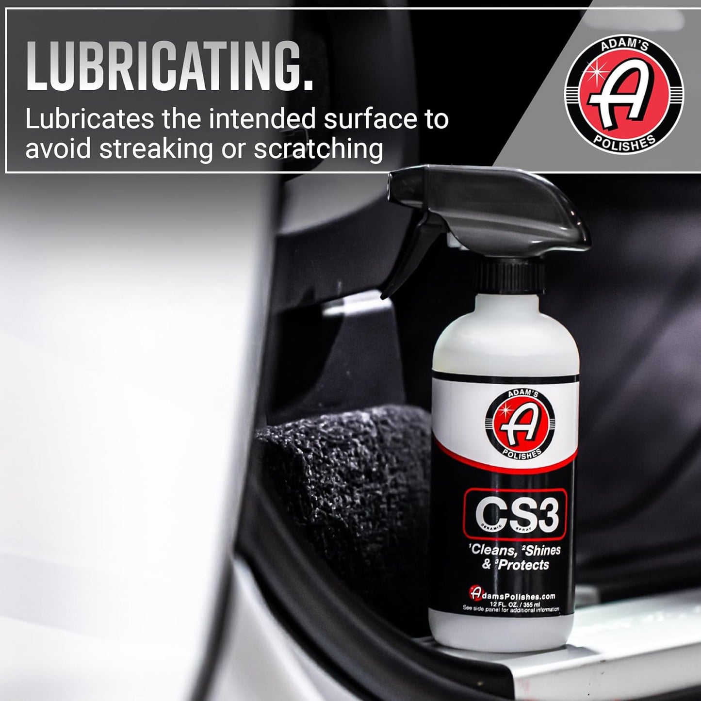 Adam's Polishes CS3 (Gallon) - Ceramic Spray Coating That Cleans, Shines & Protects | Top Coat Car Wash Polish & Paint Protectant Stronger Than Car Wax | RV Boat Motorcycle Car Waterless Cleaner